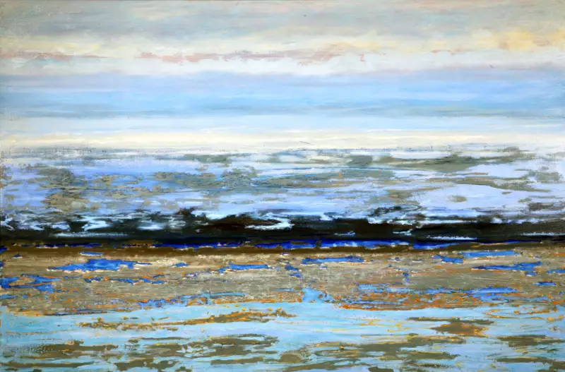 'Vox Maris', 120 X 180 cm. Ölfarbe auf Leinen. Verkauft