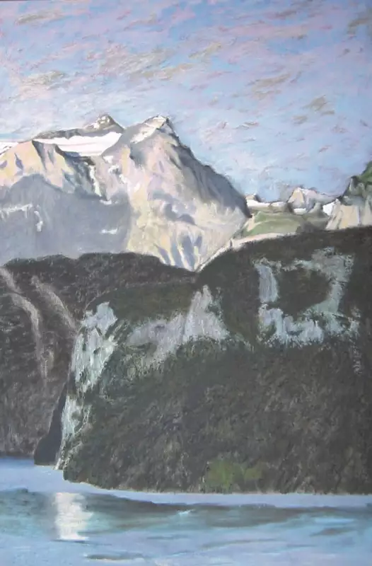 'Grand Palais, Brunnen, CH', 180 x 120 cm. Verkocht