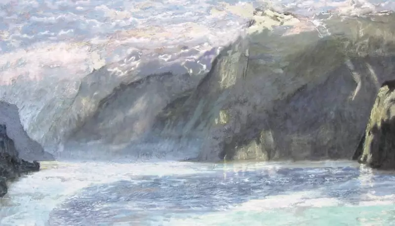 'Grand Palais, Brunnen, CH', 140 x 240 cm. Verkauft