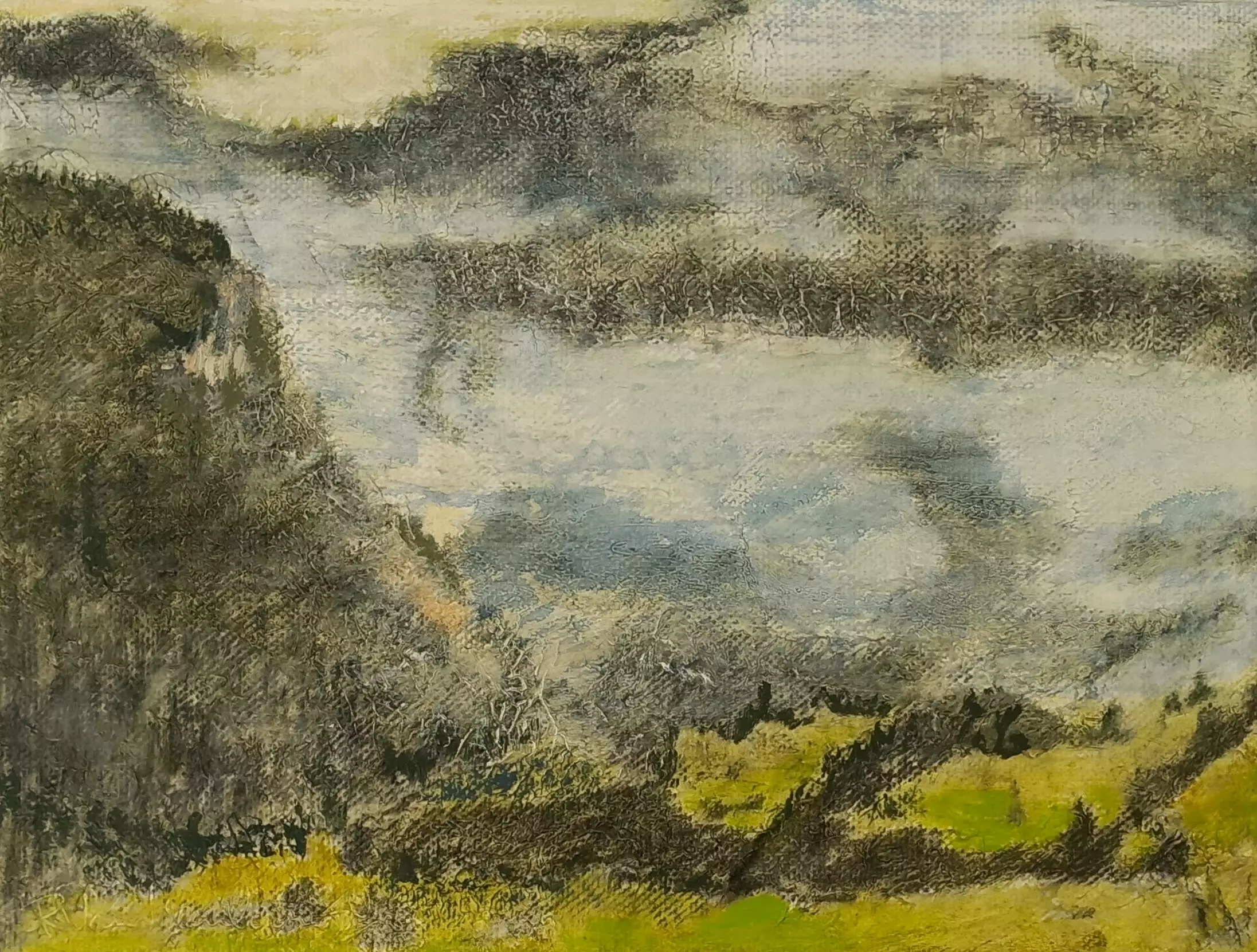 'Schwyz', 30 x 40 cm, Öl auf Leinwand - 'Schwyz', 30 x 40 cm, Öl auf Leinwand - Schwyz