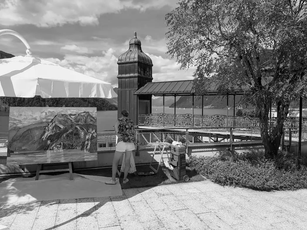 terras Grand Palais, Brunnen, CH - foto: Ronald Maginet - tekst